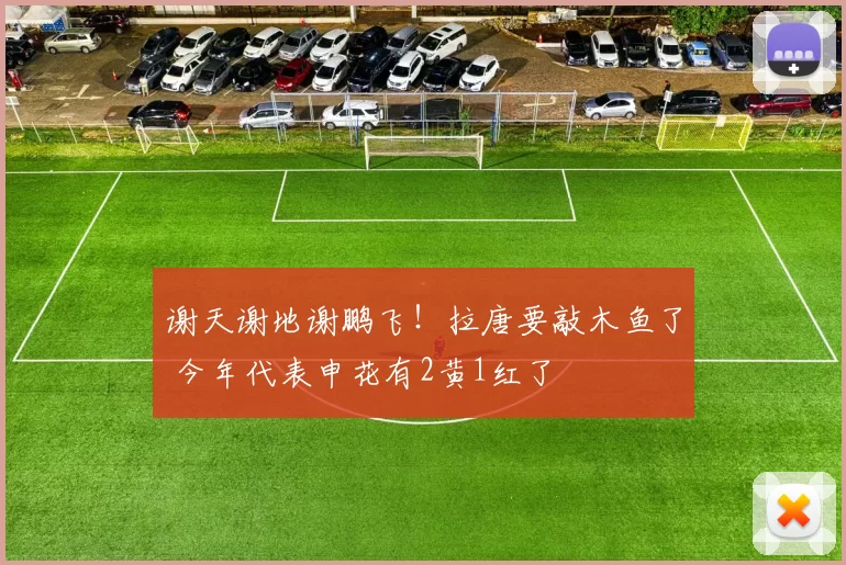 谢天谢地谢鹏飞!拉唐要敲木鱼了 今年代表申花有2黄1红了